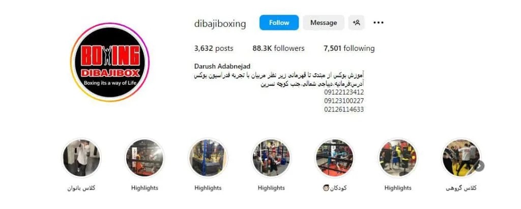 باشگاه بوکس دیباجی معرفی بهترین باشگاه های کیک بوکسینگ شمال تهران