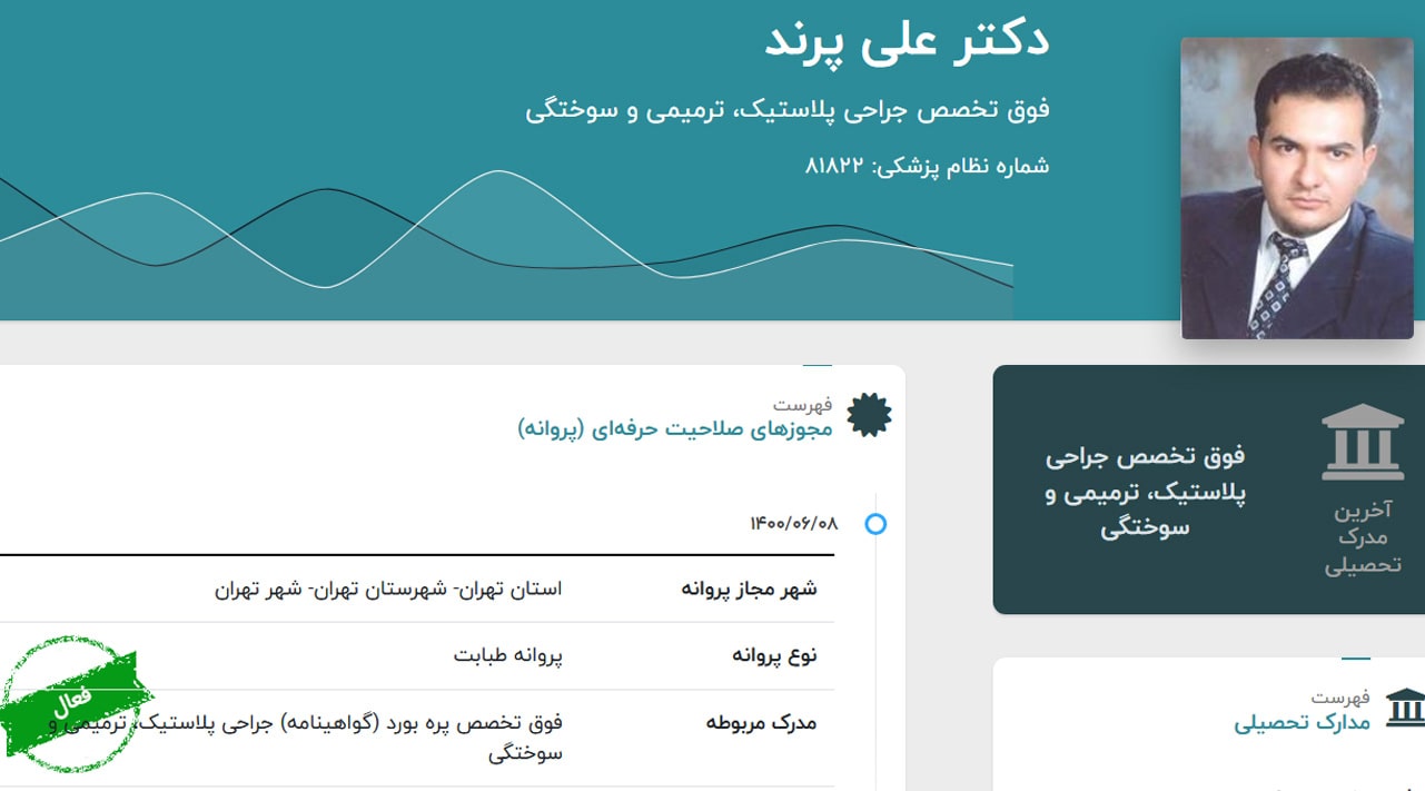 دکتر علی پرند