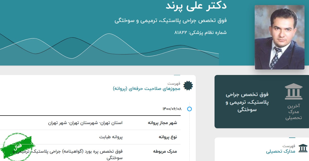 دکتر علی پرند