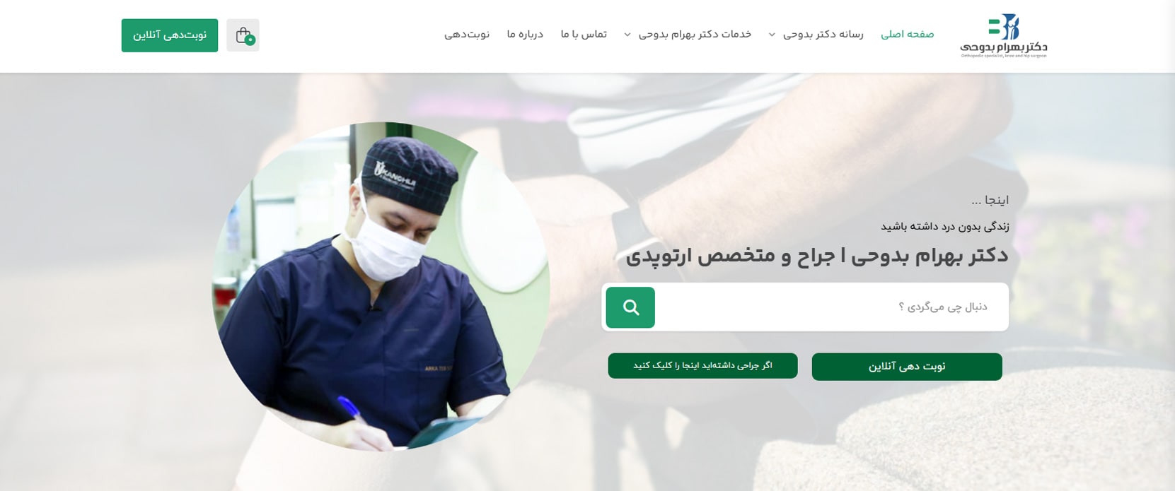 دکتر بهرام بدوحی معرفی بهترین جراحان تعویض مفصل زانو در تهران