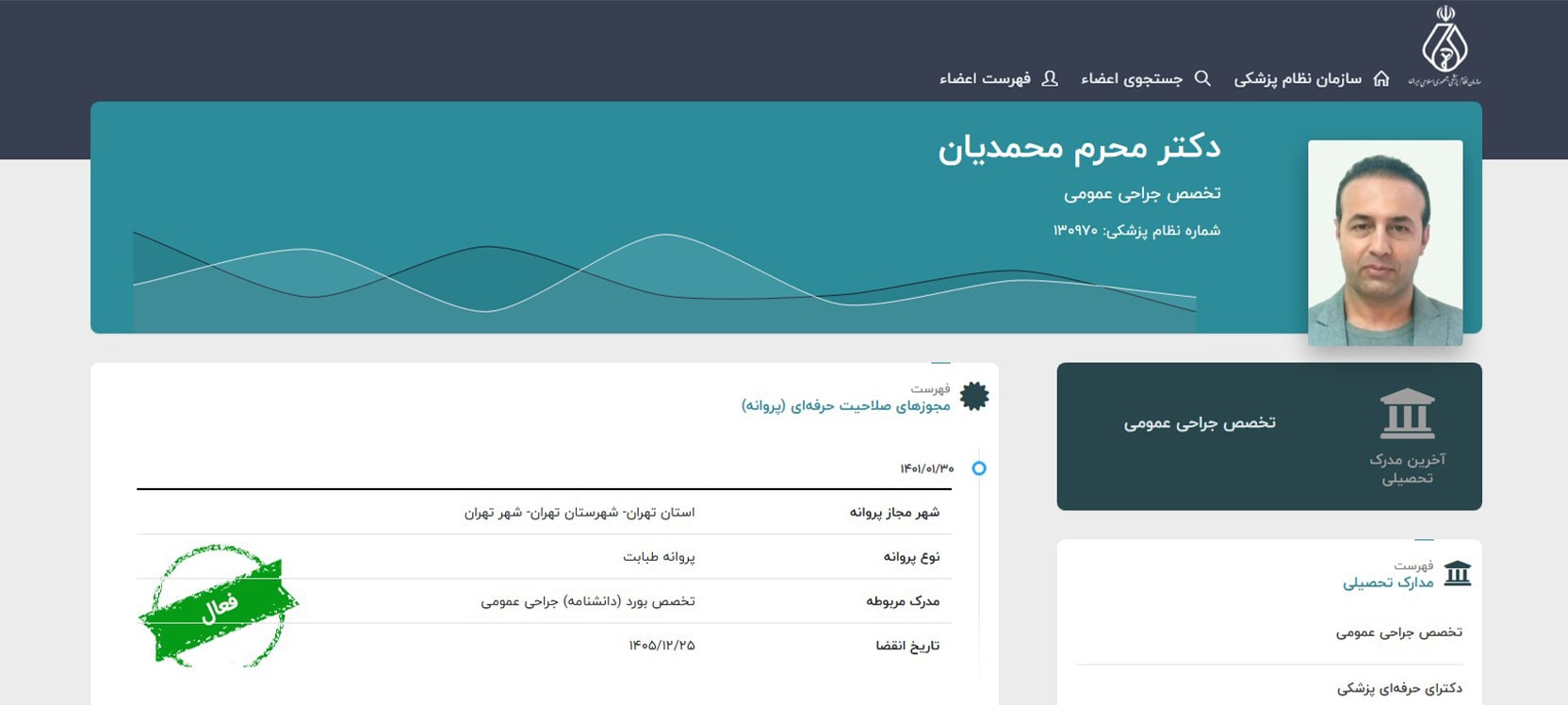 دکتر محرم محمدیان معرفی بهترین جراحان تیروئید در تهران