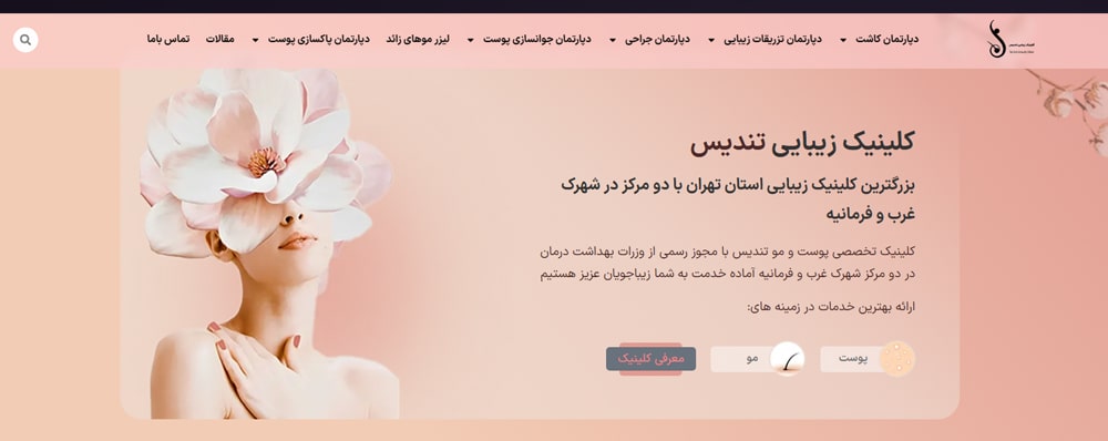کلینیک تندیس بهترین مراکز زیبایی در دادمان تهران