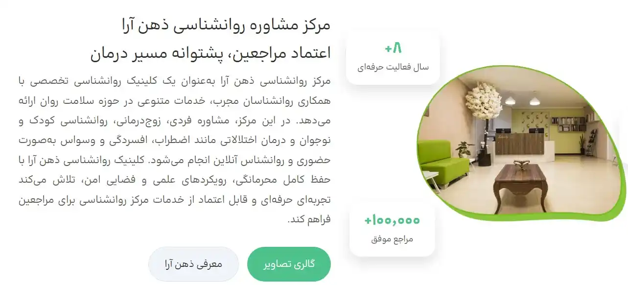 کلینیک روانشناسی ذهنآرا